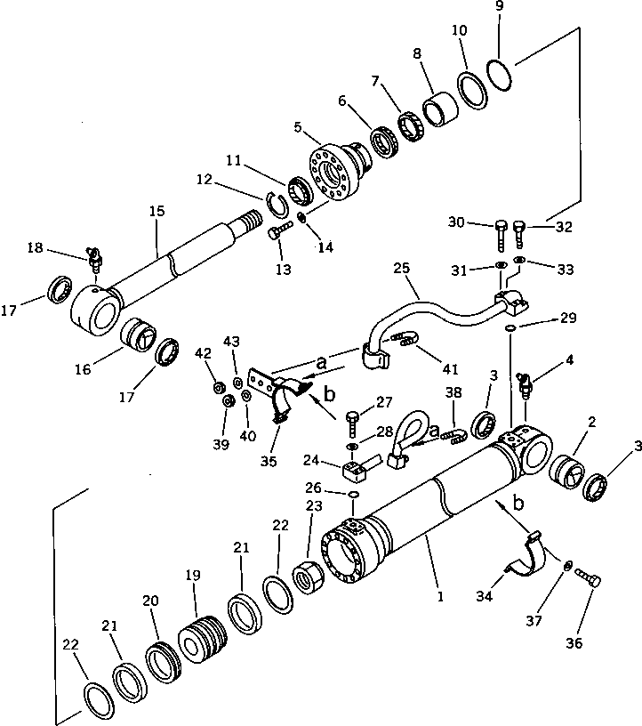 CYLINDER ASS'Y,BOOM 21K-63-02100 KOMATSU