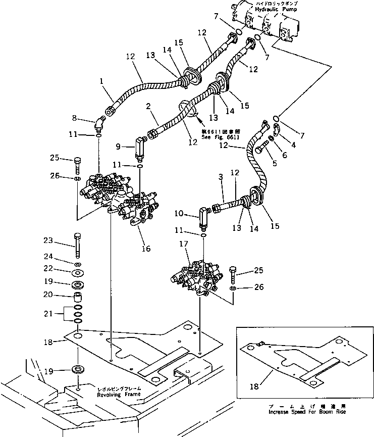 VALVE ASS'Y,(SEE FIG.6211) ((\2\709-33-12100)) KOMATSU