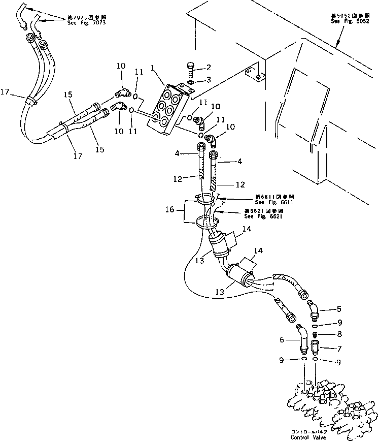 Блок 21X-62-11441 KOMATSU