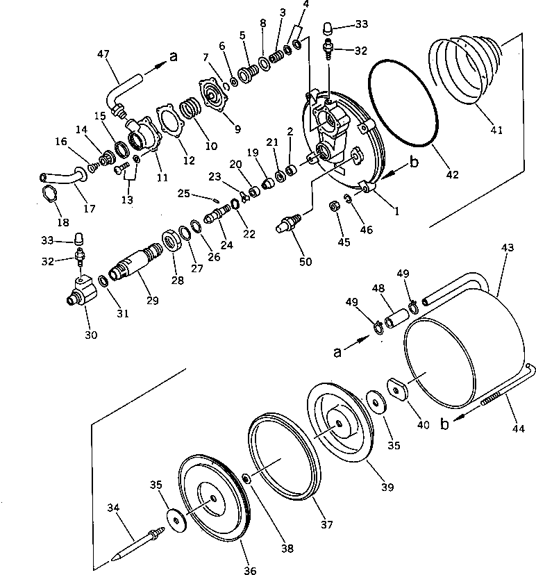 MASTER CYLINDER A. 20B-43-33111 KOMATSU
