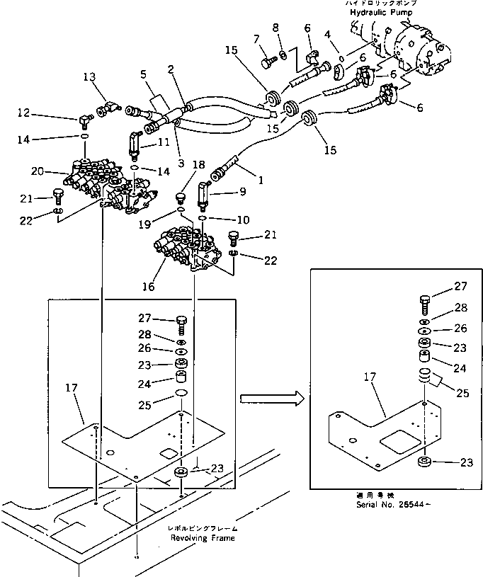 CONTROL VALVE GROUP,(FOR ATTACHMENT) (\8\20R-973-X120) KOMATSU