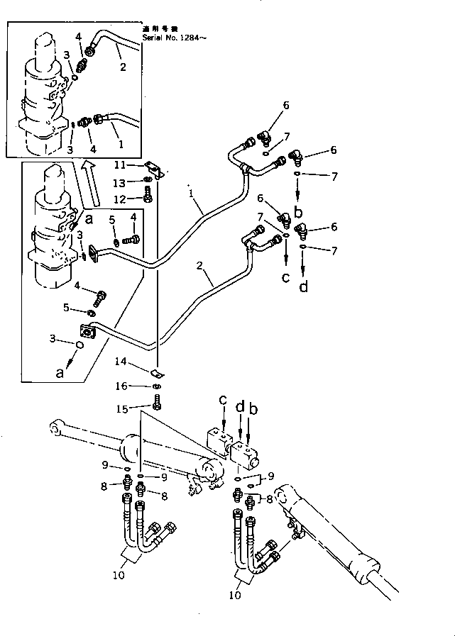 Шланг 07121-20306 KOMATSU