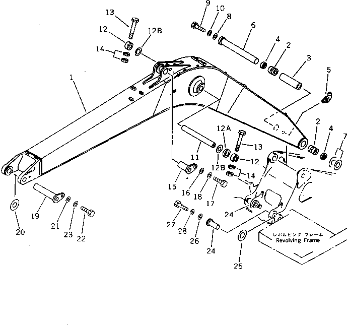 Палец 20K-70-11250 KOMATSU