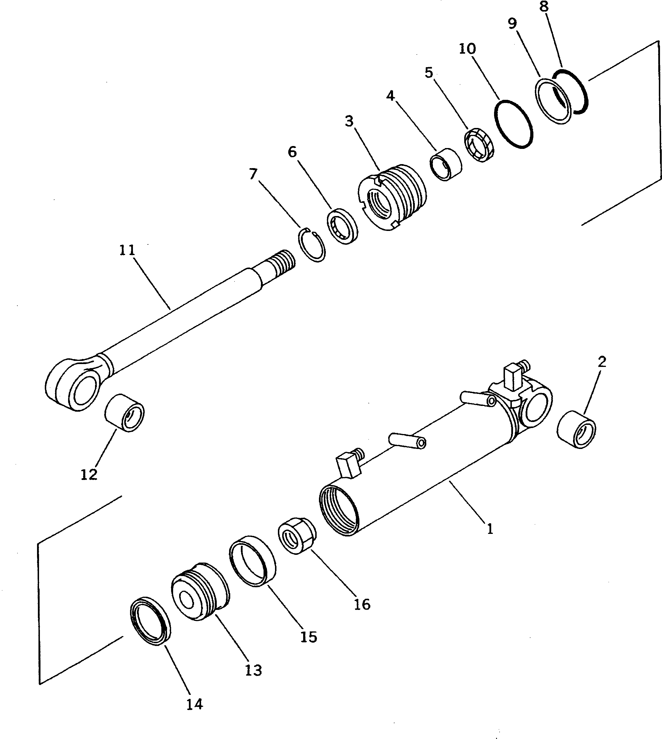 CYLINDER,R.H. 114-63-79440 KOMATSU