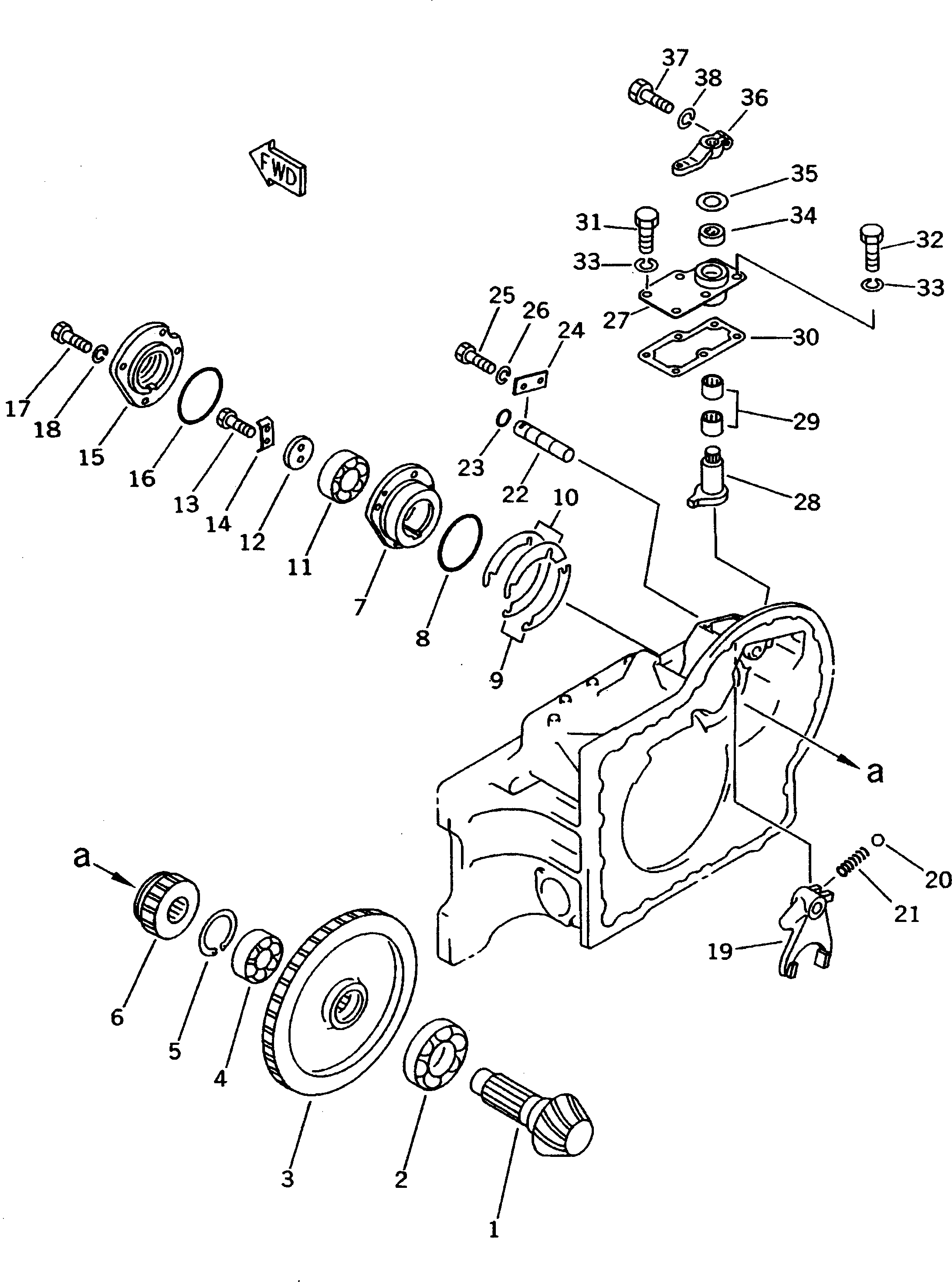 GEAR,BEVEL 114-Y60-1160 KOMATSU