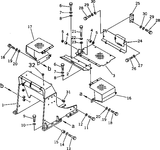 FRAME,LOADER 11G-54-49120 KOMATSU