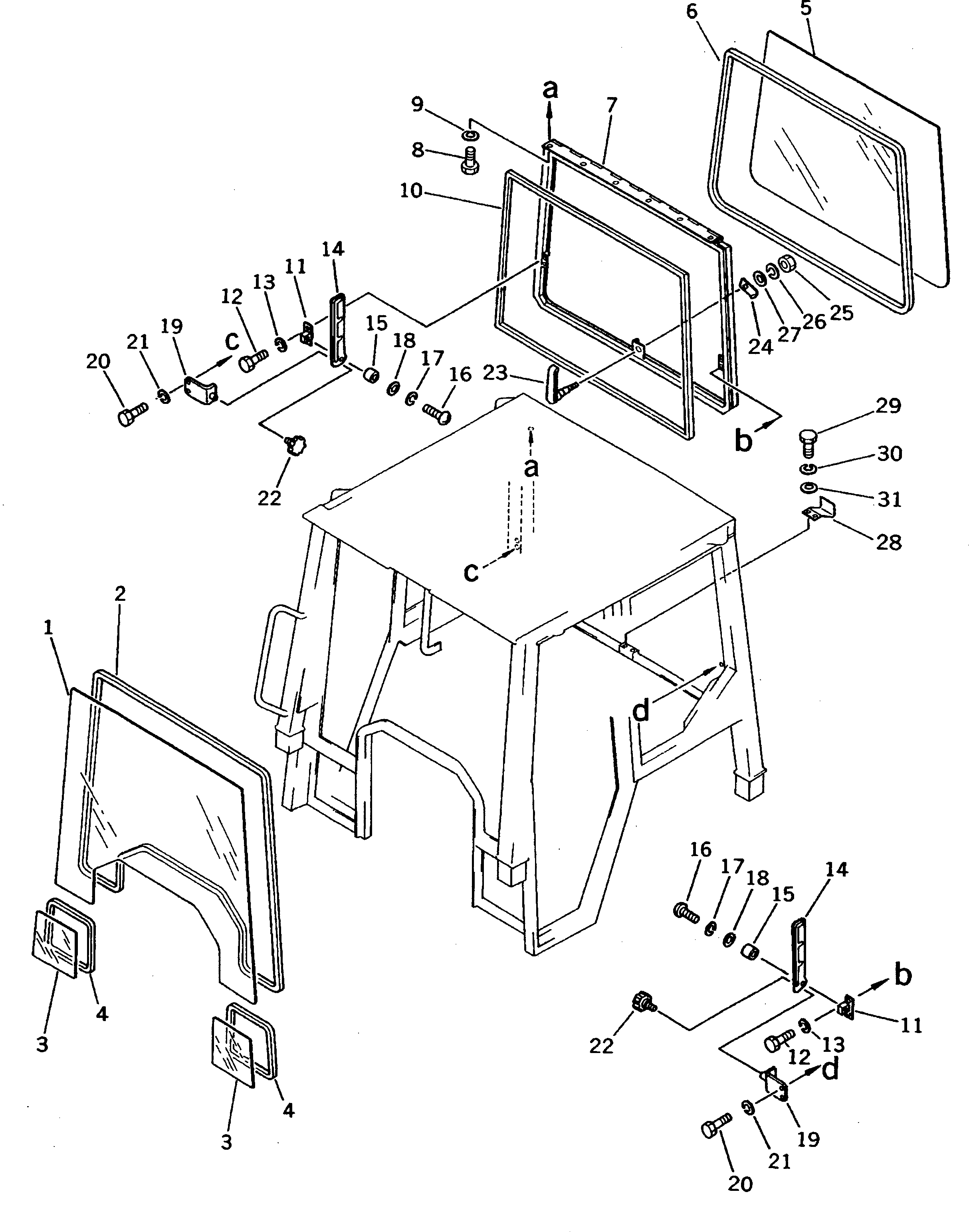 DOOR,REAR 113-X79-2580 KOMATSU