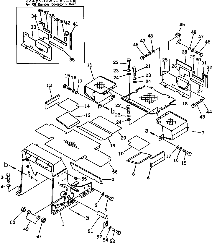 FRAME,LOADER 114-54-49560 KOMATSU