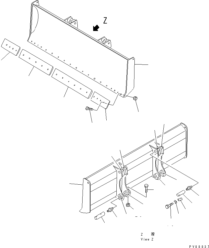 Щётка стеклоочистителя 11G-71-31110 KOMATSU