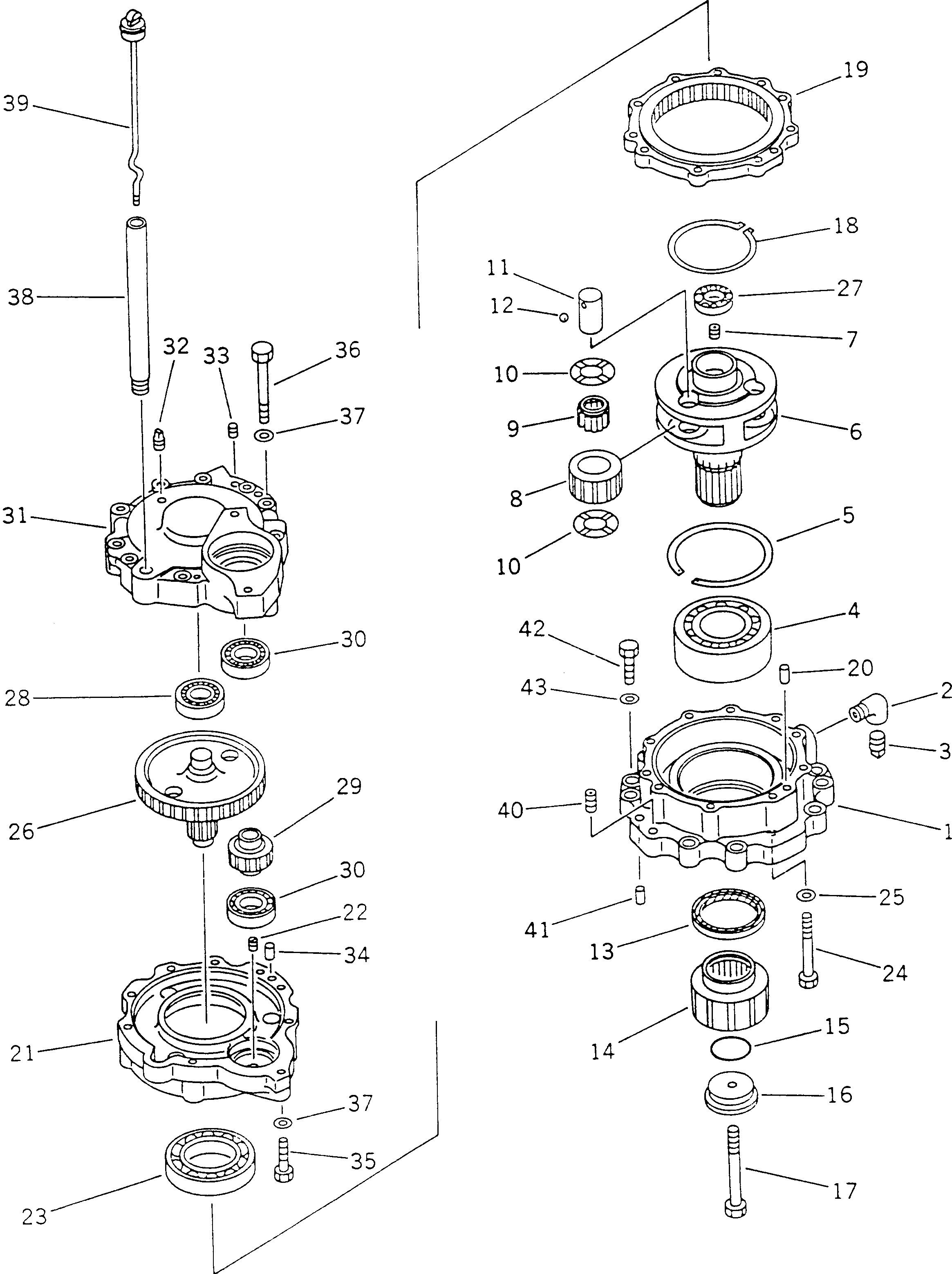 Шарикоподшипник 06040-06006 KOMATSU