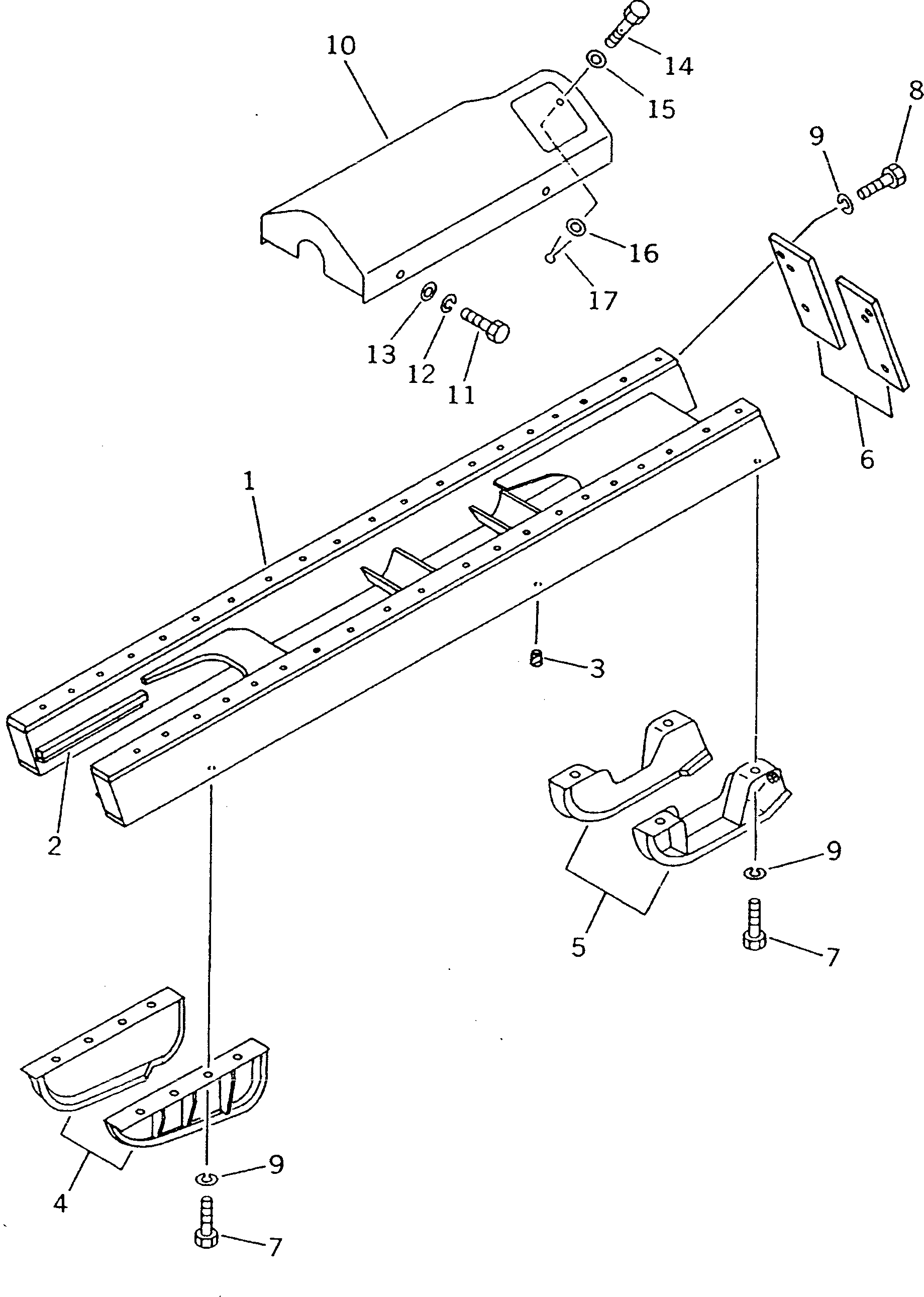 GUARD,L.H. INNER¤ R.H. OUTER 10G-30-22320 KOMATSU