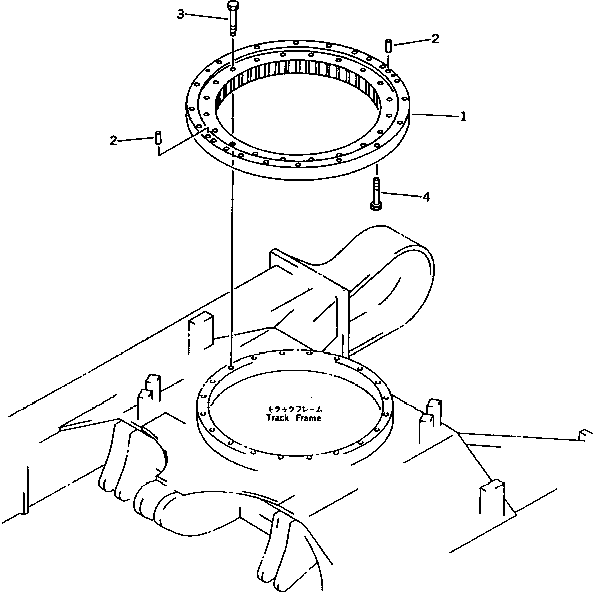 CIRCLE,SWING 20T-25-77102 KOMATSU