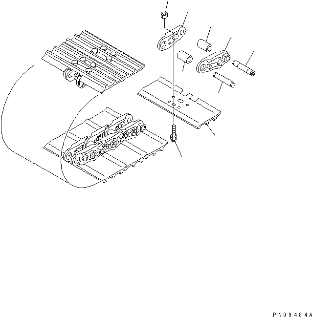 Башмак гусеницы в сборе 20T-32-00320 KOMATSU