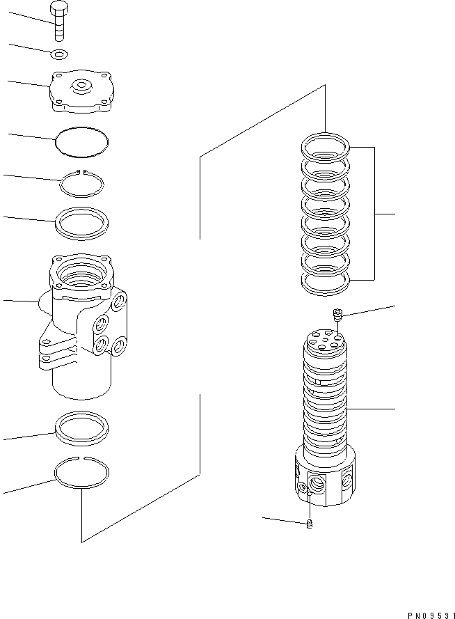 SHAFT,SWIVEL 703-08-92811 KOMATSU