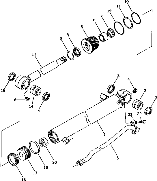 Шток поршня 20T-63-77121 KOMATSU