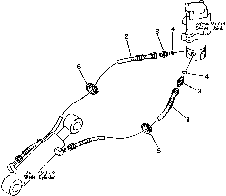 Шланг 20T-62-73231 KOMATSU