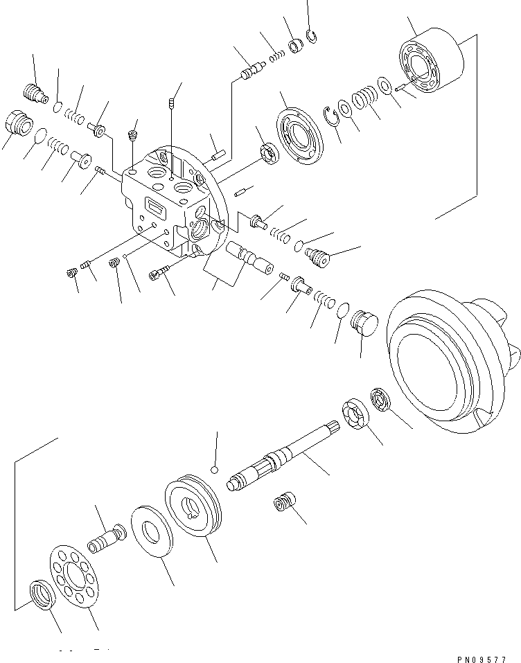 PLATE,SWASH TZ310B200301-C KOMATSU