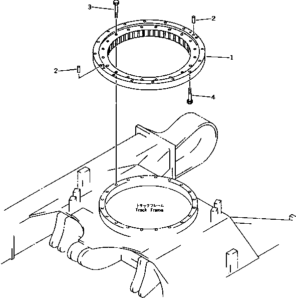 CIRCLE,SWING 20S-25-71102 KOMATSU