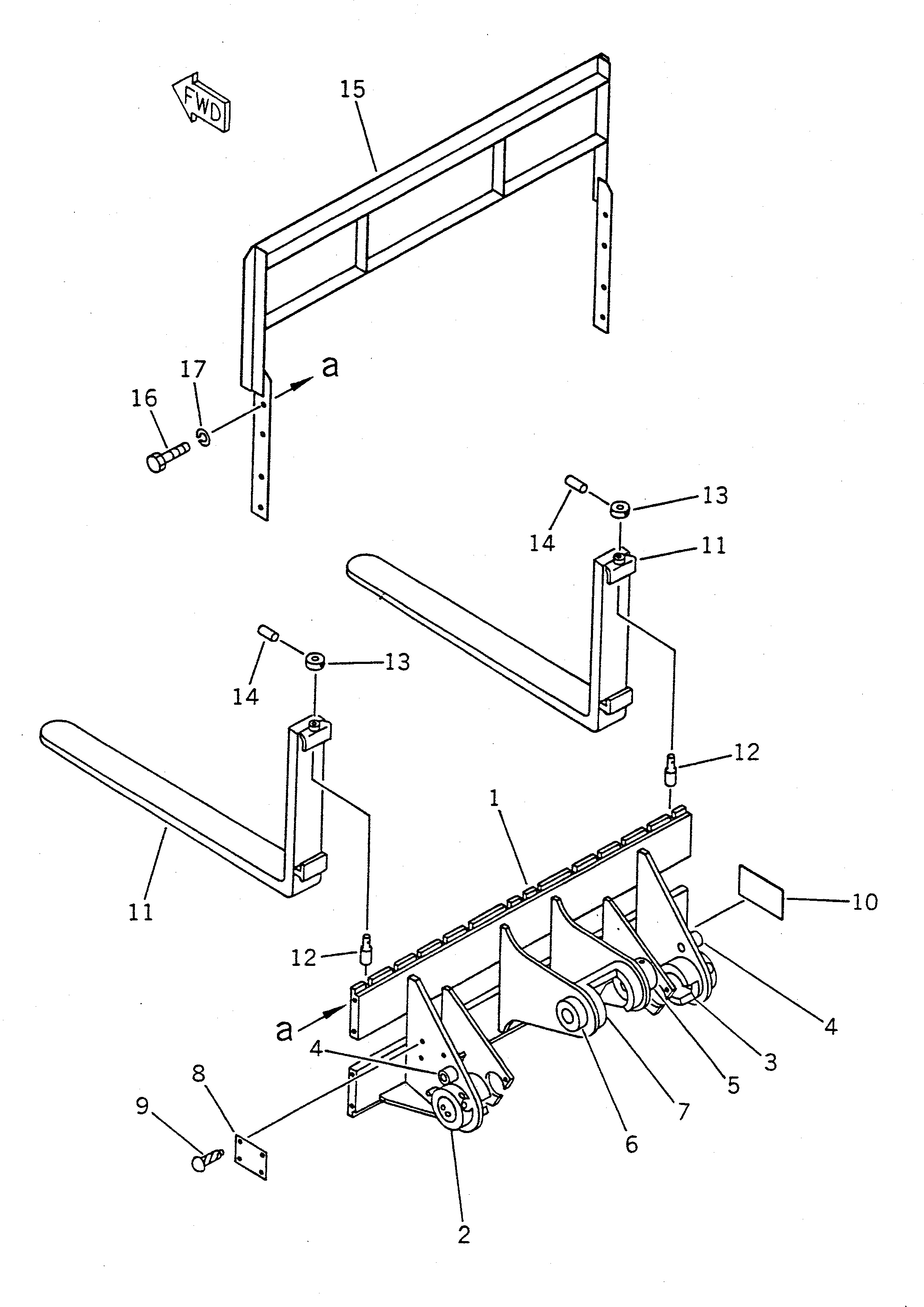BOARD,FINGER 361-910-1110 KOMATSU