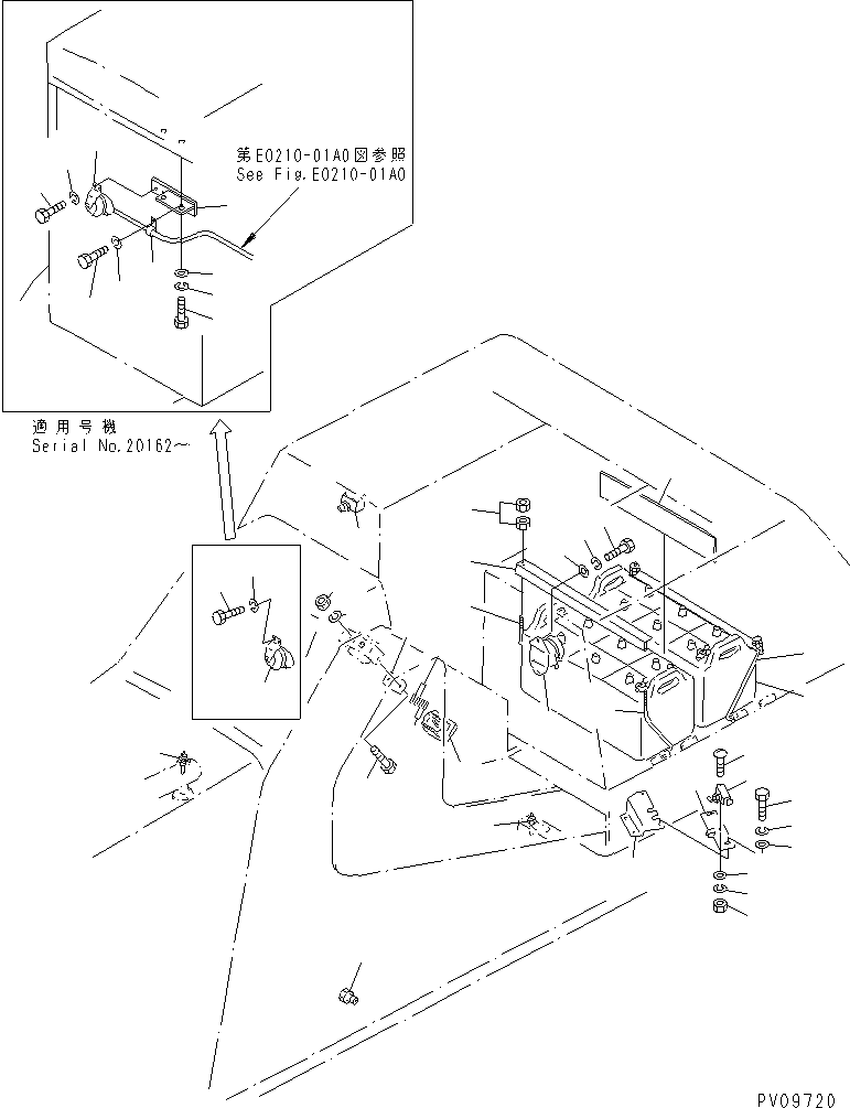 Винт 01212-80520 KOMATSU
