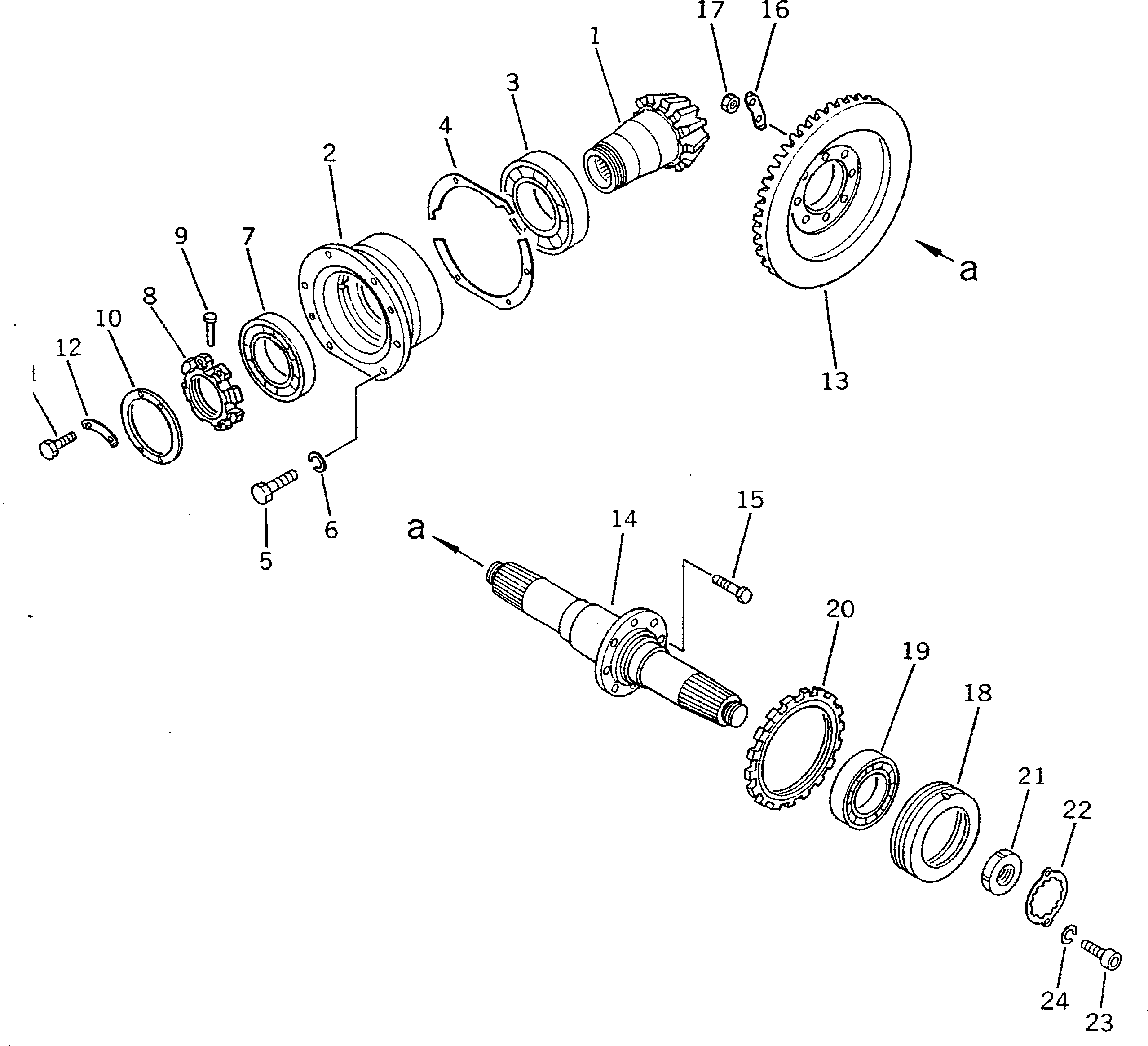 GEAR,BEVEL 135-21-32130 KOMATSU