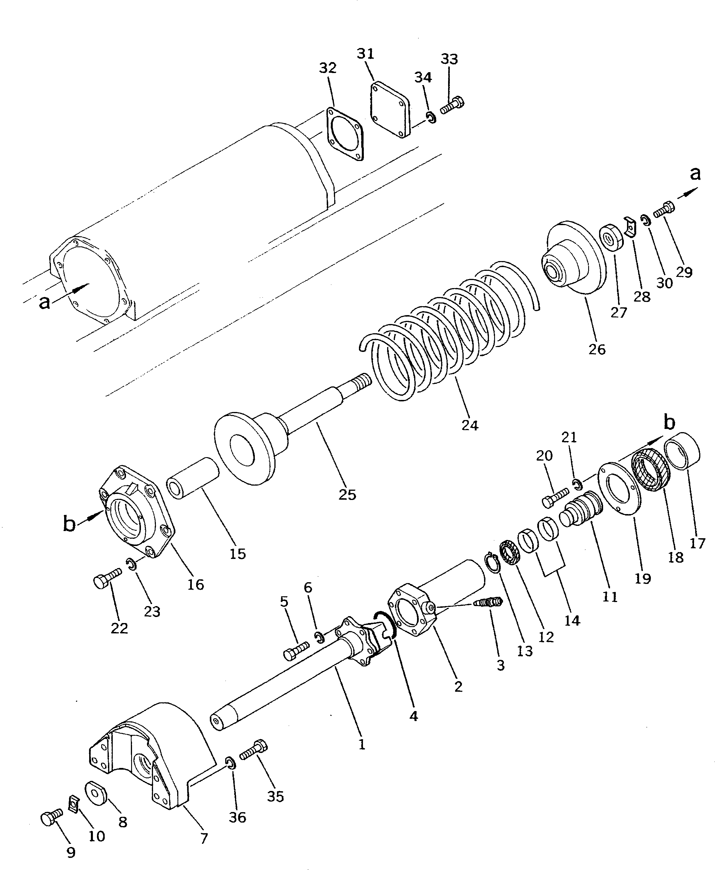 Вилка карданная 135-30-34110 KOMATSU