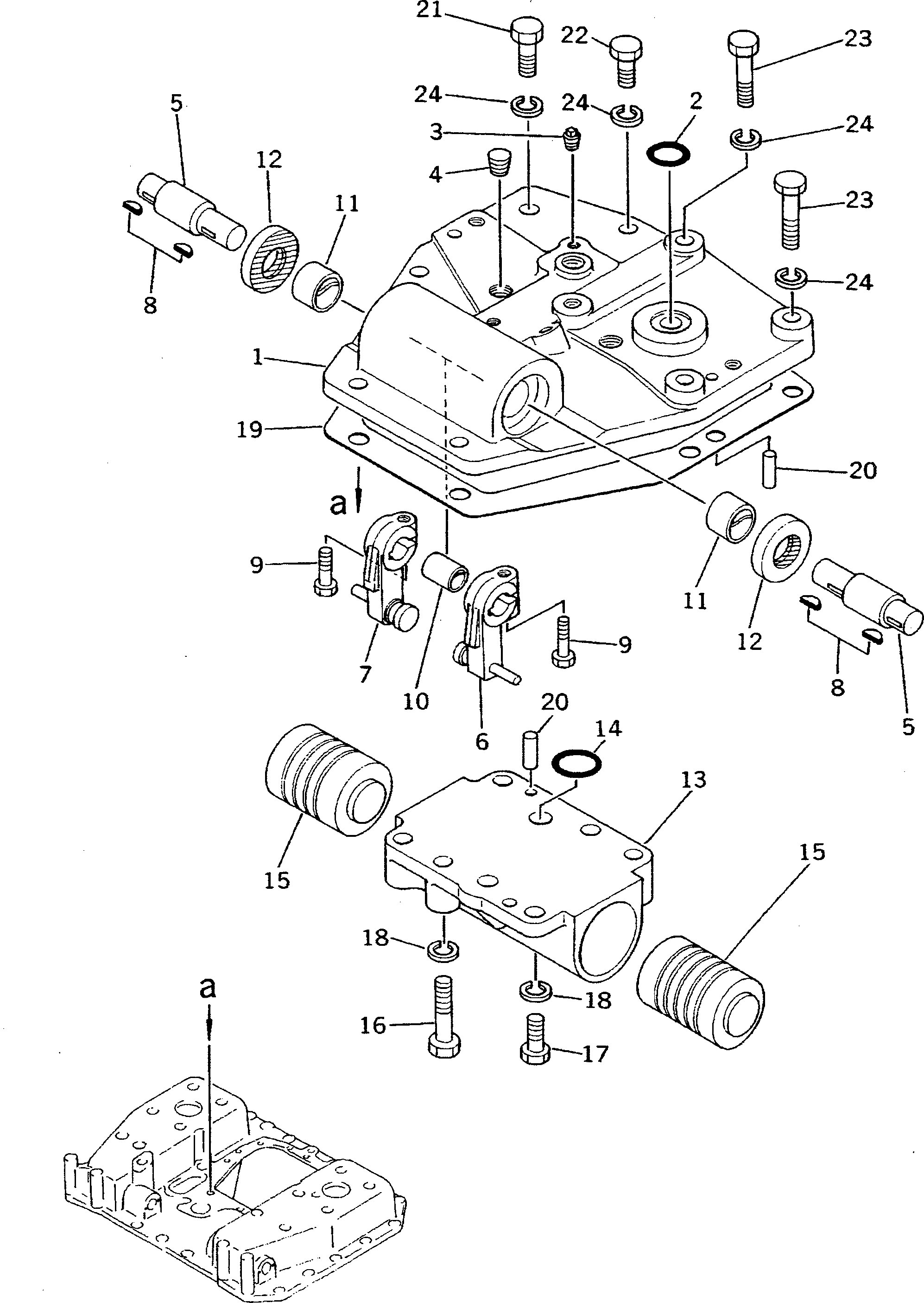 VALVE ASS'Y,STEERING 125-40-00010 KOMATSU