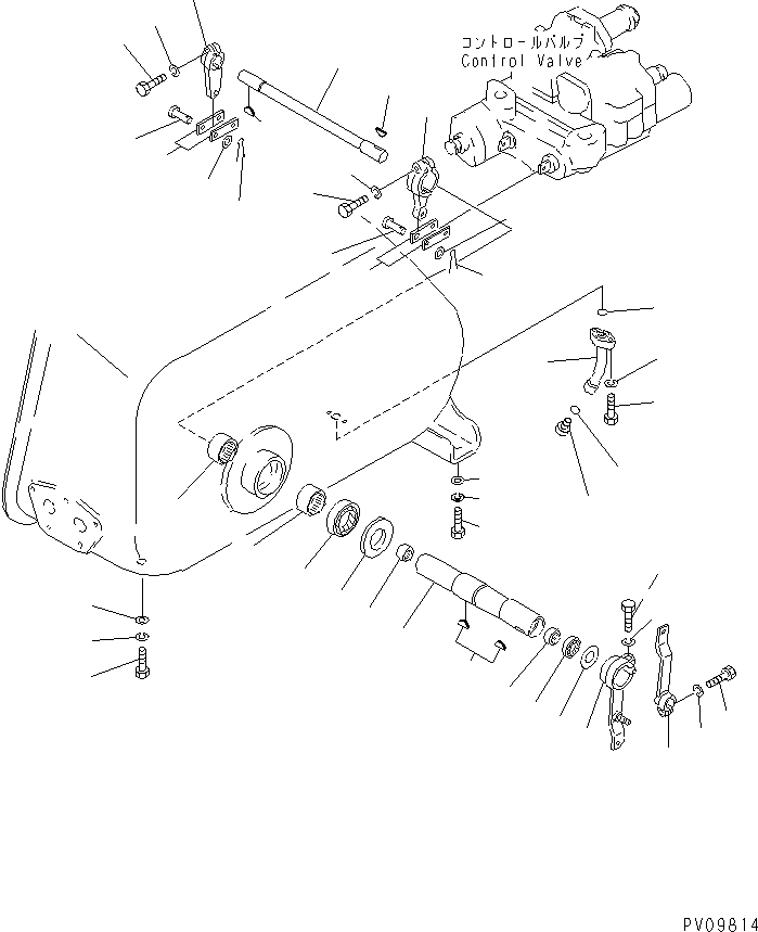 Рычаг 135-60-31270 KOMATSU