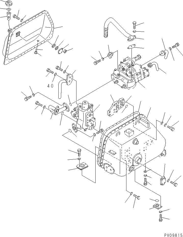 Фланец 141-923-5490 KOMATSU