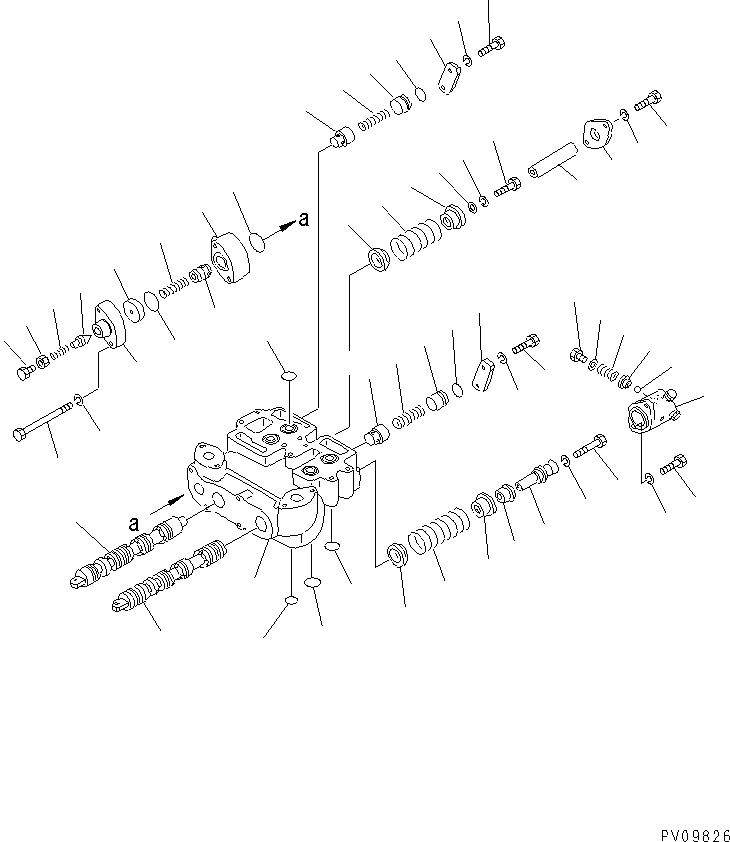 Клапан в сборе \0\701-33-31004 KOMATSU