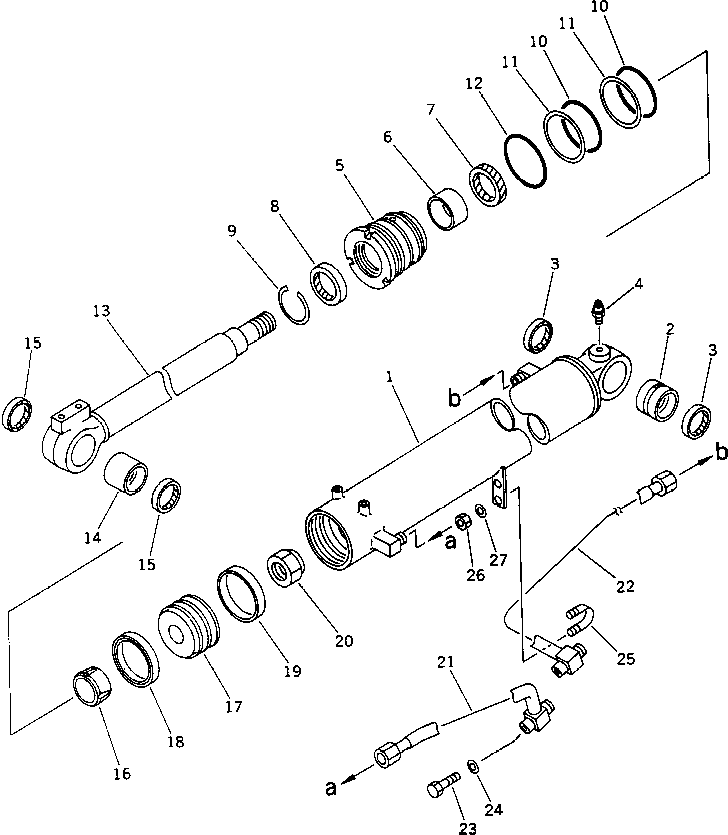 Шток поршня 20U-63-56320 KOMATSU