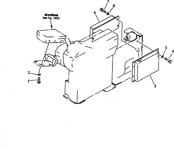 SCREW,SEE FIG. K4010-71B0 (01220-70620) KOMATSU