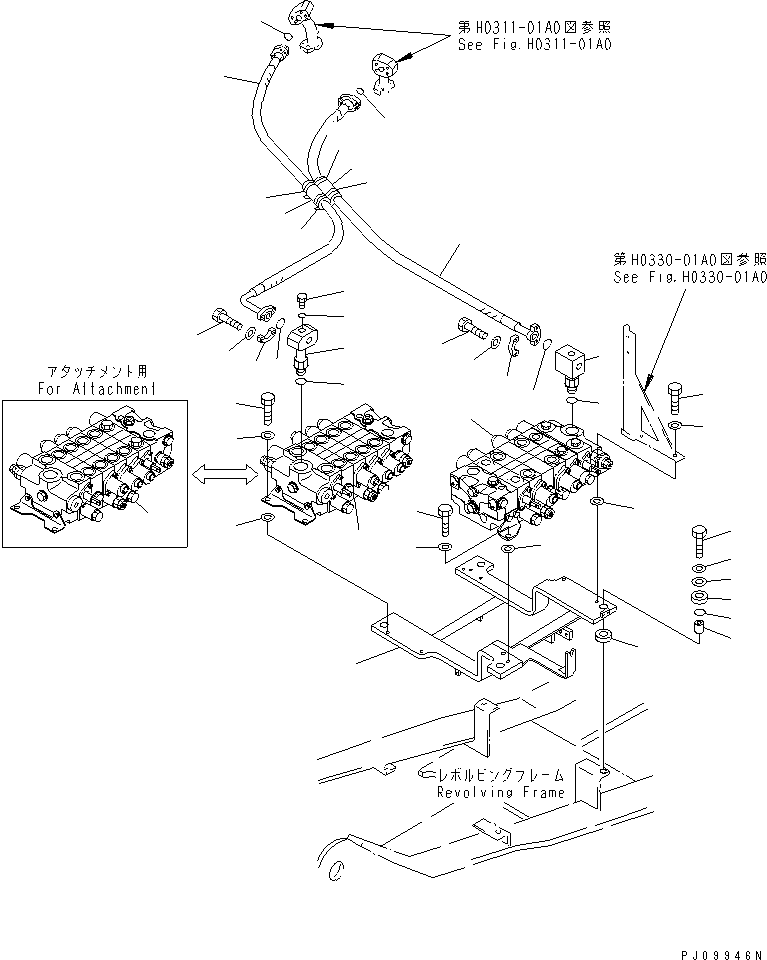 VALVE ASS'Y,(2-ACT.ATT.AND CRUS¤OTHER ATT) (700-86-48000) KOMATSU
