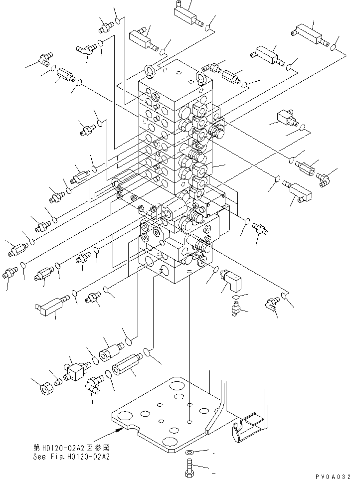Клапан в сборе 22C-60-31301 KOMATSU
