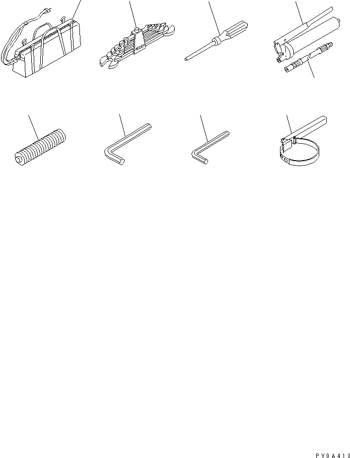TOOL KIT 13S-98-00010 KOMATSU