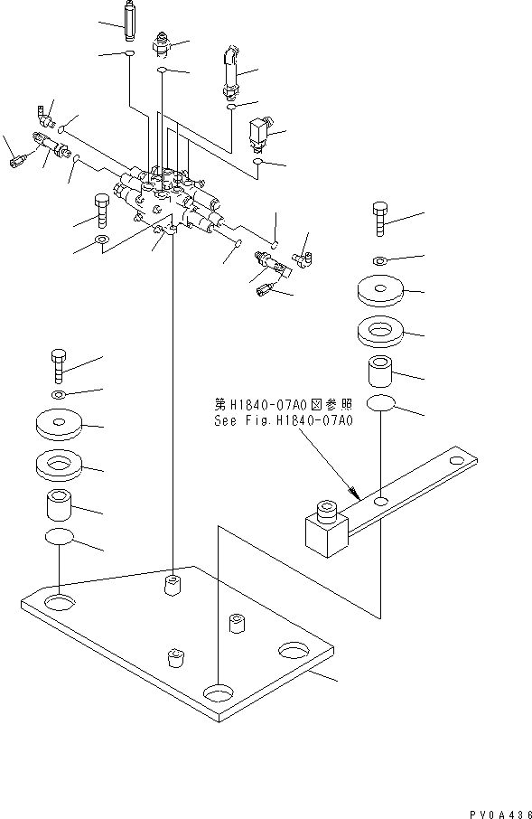 CONTROL VALVE,(SEE FIG.Y1662-01A0) 709-32-15401 KOMATSU