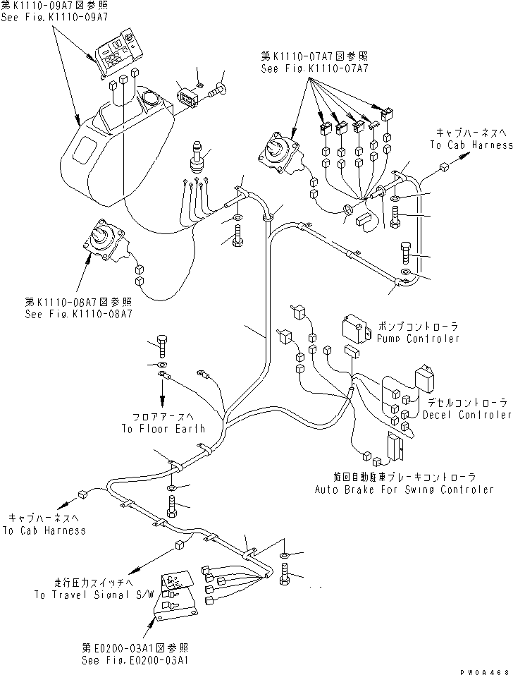 Жгут проводов 22B-06-13210 KOMATSU