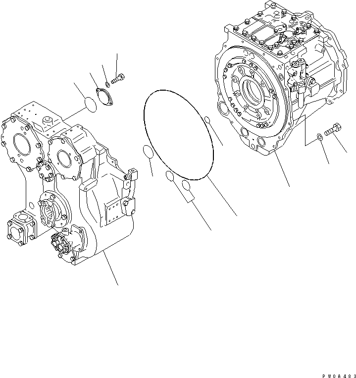 Трансмиссия в сборе (134-15-61100) KOMATSU