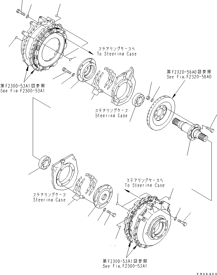 Вал 14X-22-11121 KOMATSU