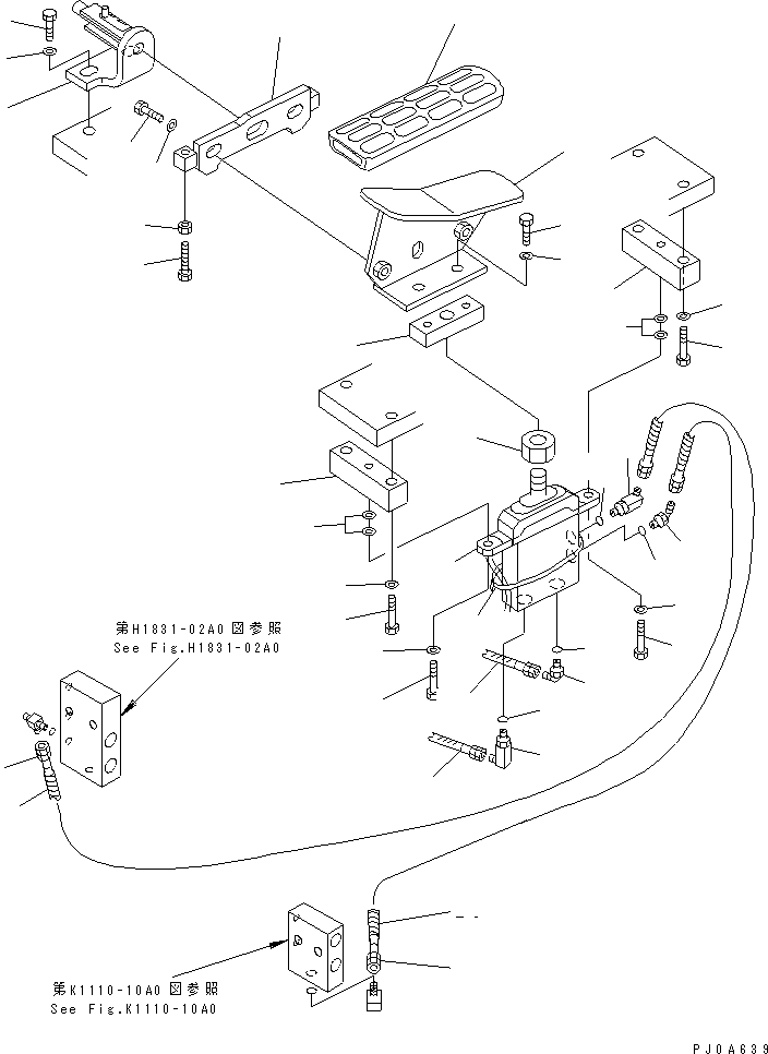 HOSE¤ 2100MM 07184-00221 KOMATSU