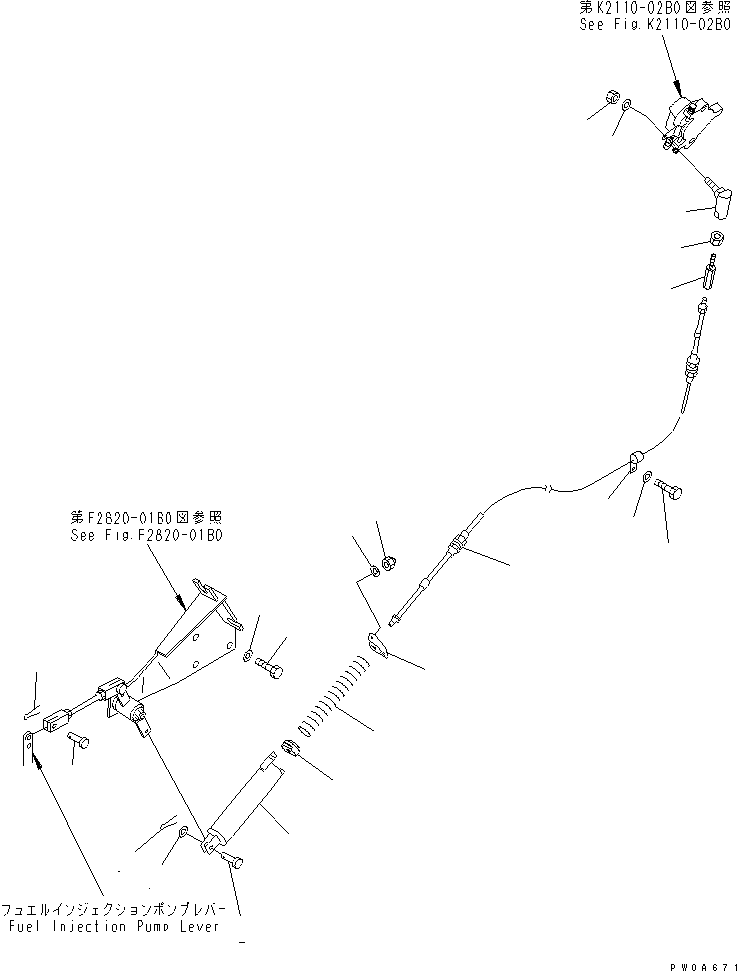 Кабель 14X-43-23351 KOMATSU