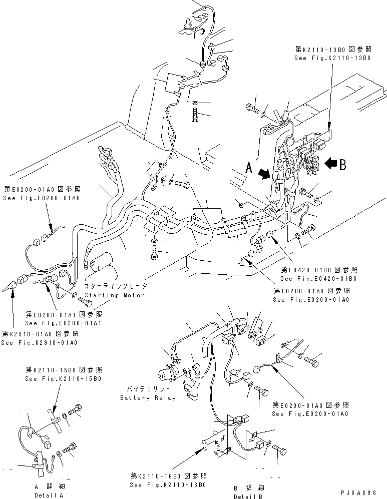 Кабель 14X-06-24110 KOMATSU