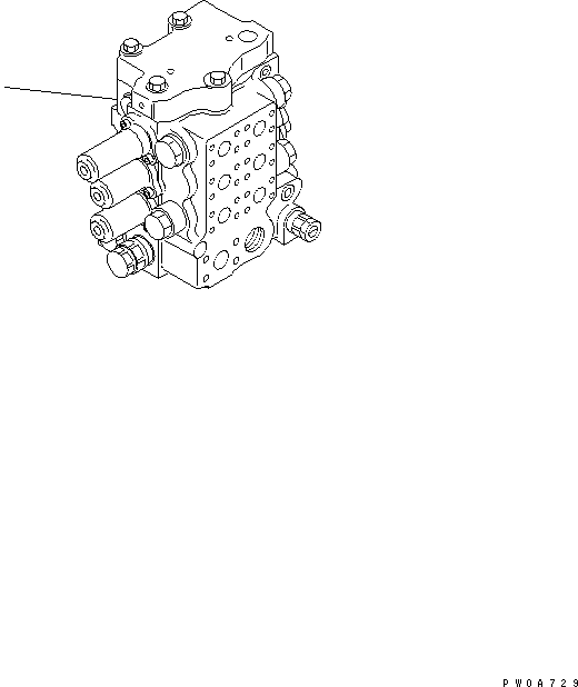 Управляющий клапан 723-63-22100 KOMATSU