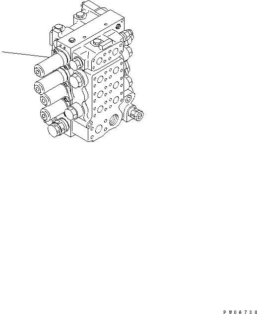 Управляющий клапан 723-64-22200 KOMATSU