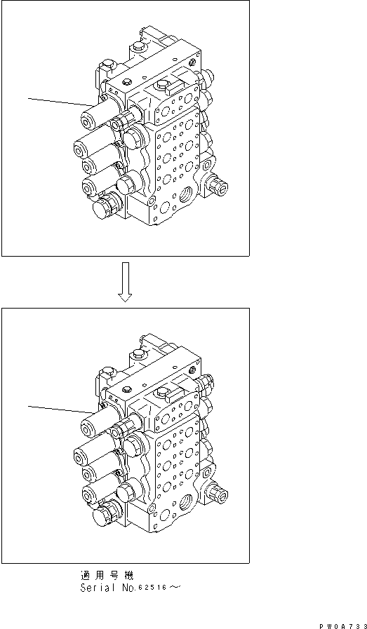 CONTROL VALVE,HSS4 723-64-22101 KOMATSU