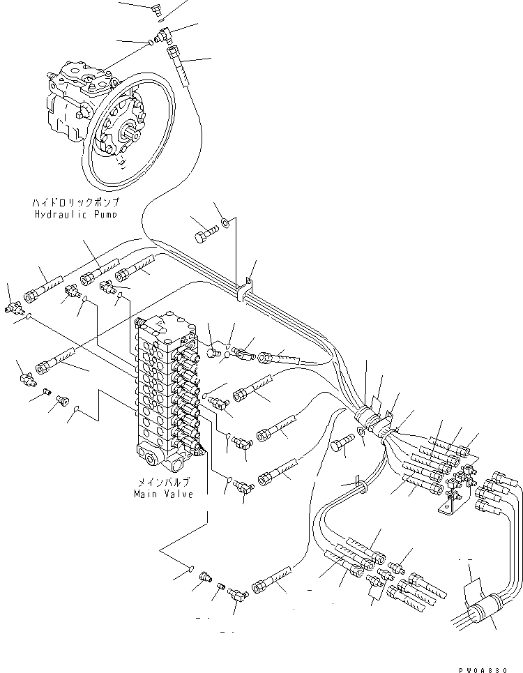 HOSE¤ 1475MM 201-62-74572 KOMATSU