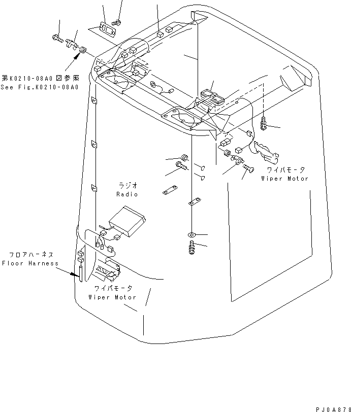 Жгут проводов 416-926-2340 KOMATSU