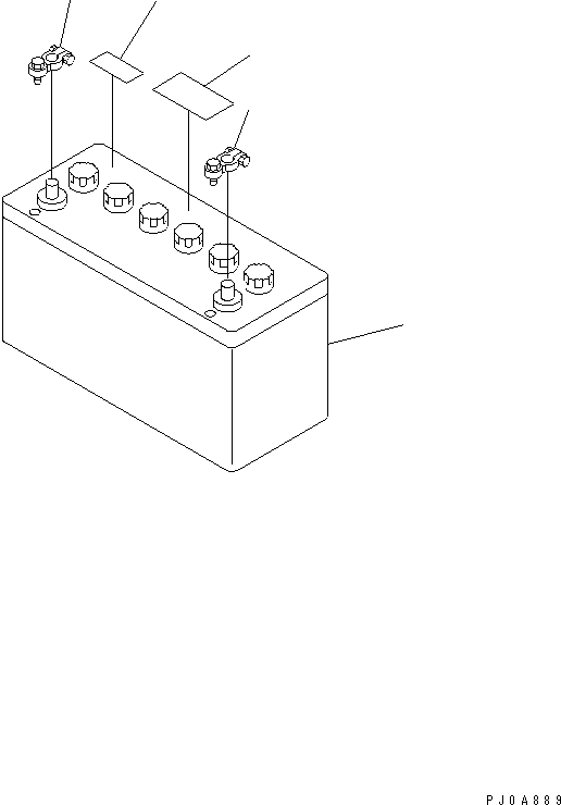 BATTERY, WET(130E41R 416-Z91-1110 KOMATSU
