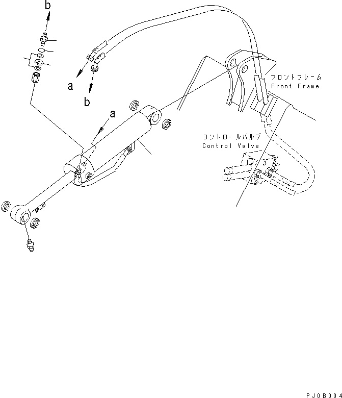 CYLINDER GROUP,DUMP (707-00-X7050) KOMATSU
