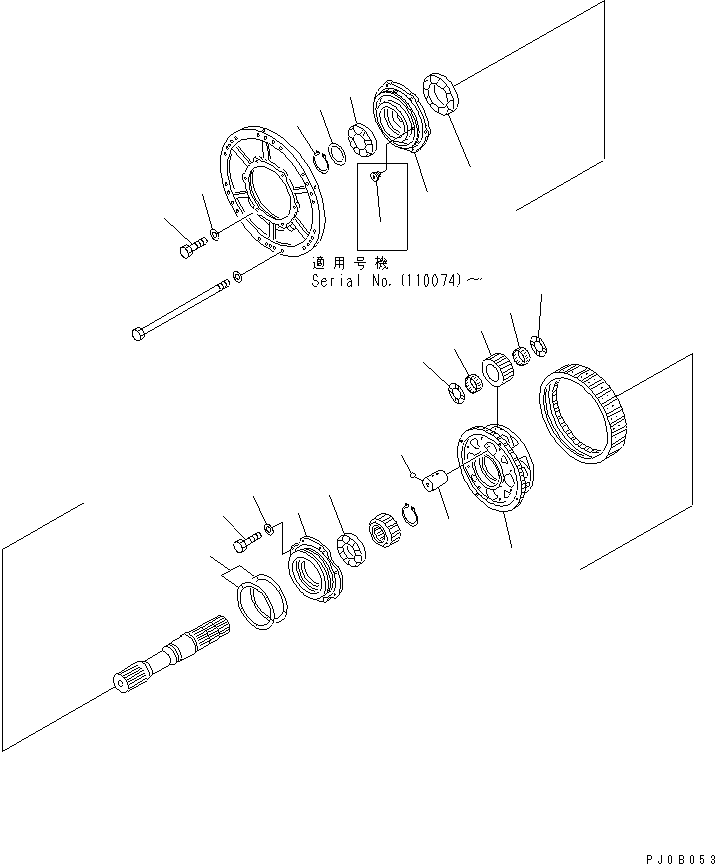 Водило 19M-15-12331 KOMATSU